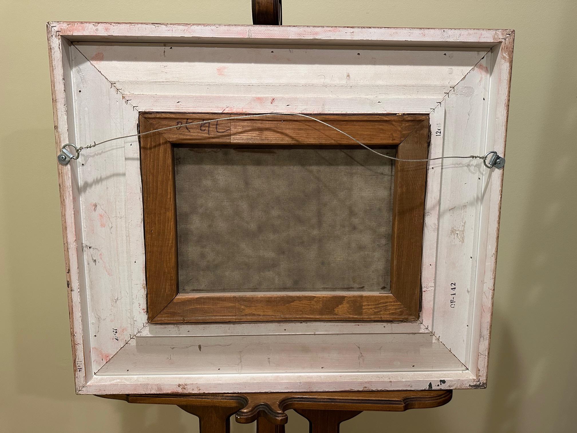Portait équestre accrocheur dans un beau cadre en bois doré en vente 5