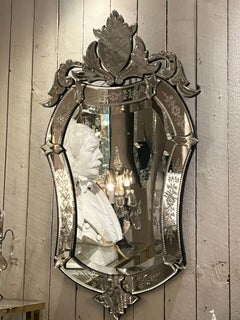 Eye Catching Venetian Mirror, 1920-40s France