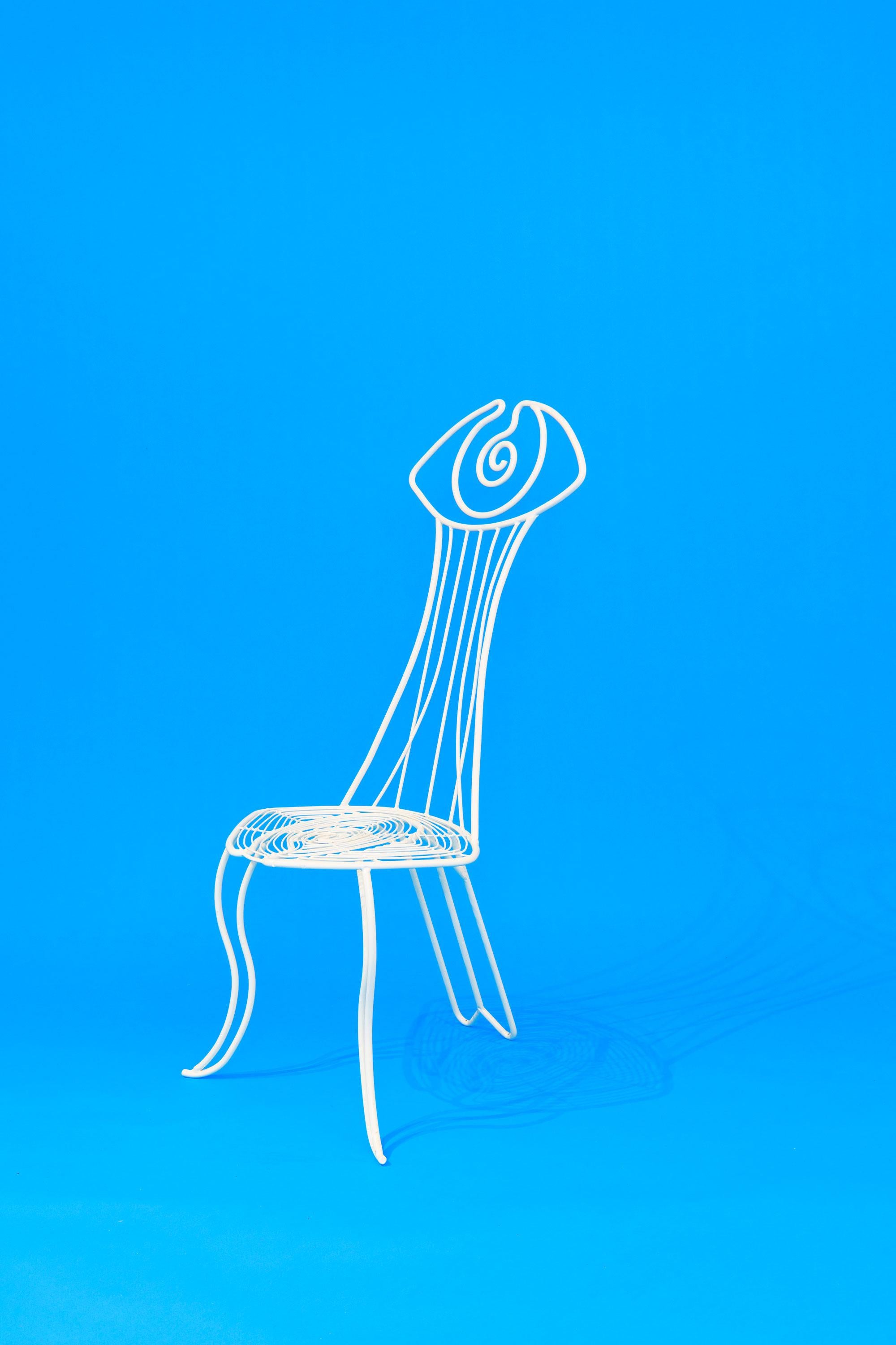 Powder-Coated Eye Chair 3 (Charlotte Colbert x Maison Colbert) For Sale