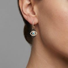 Eye Dazzle Diamond 14K (or 18k upon request) Yellow Gold Danglers Drop Earrings