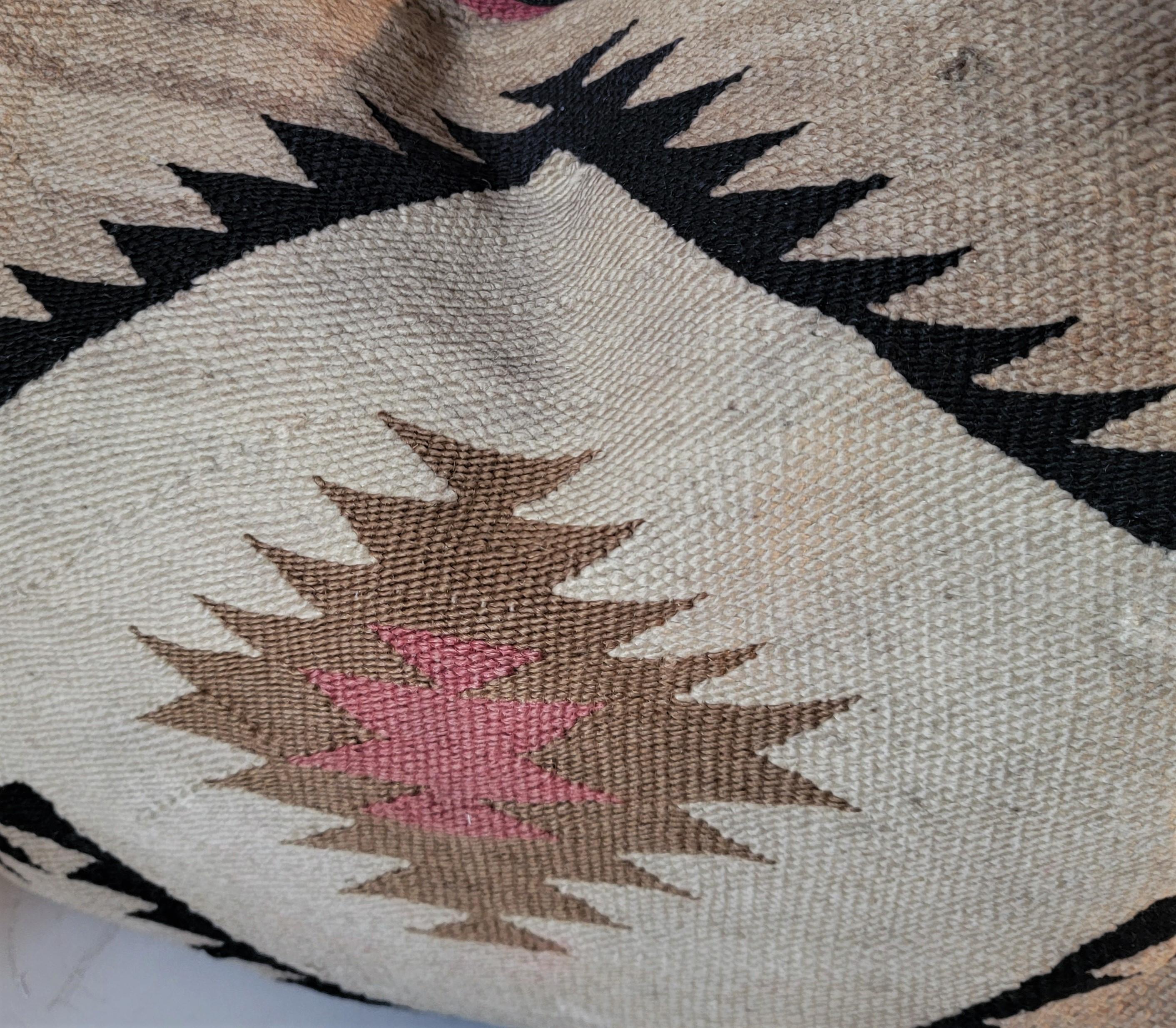 Hand-Woven Eye Dazzler Navajo Pillow