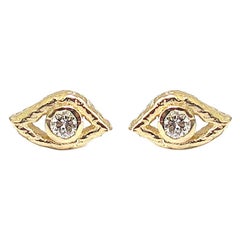 Jacqueline Rose Eye Diamond Stud Earrings