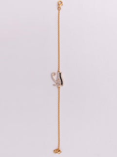 Bracelet Œil d'Horus en or 18kt et diamants