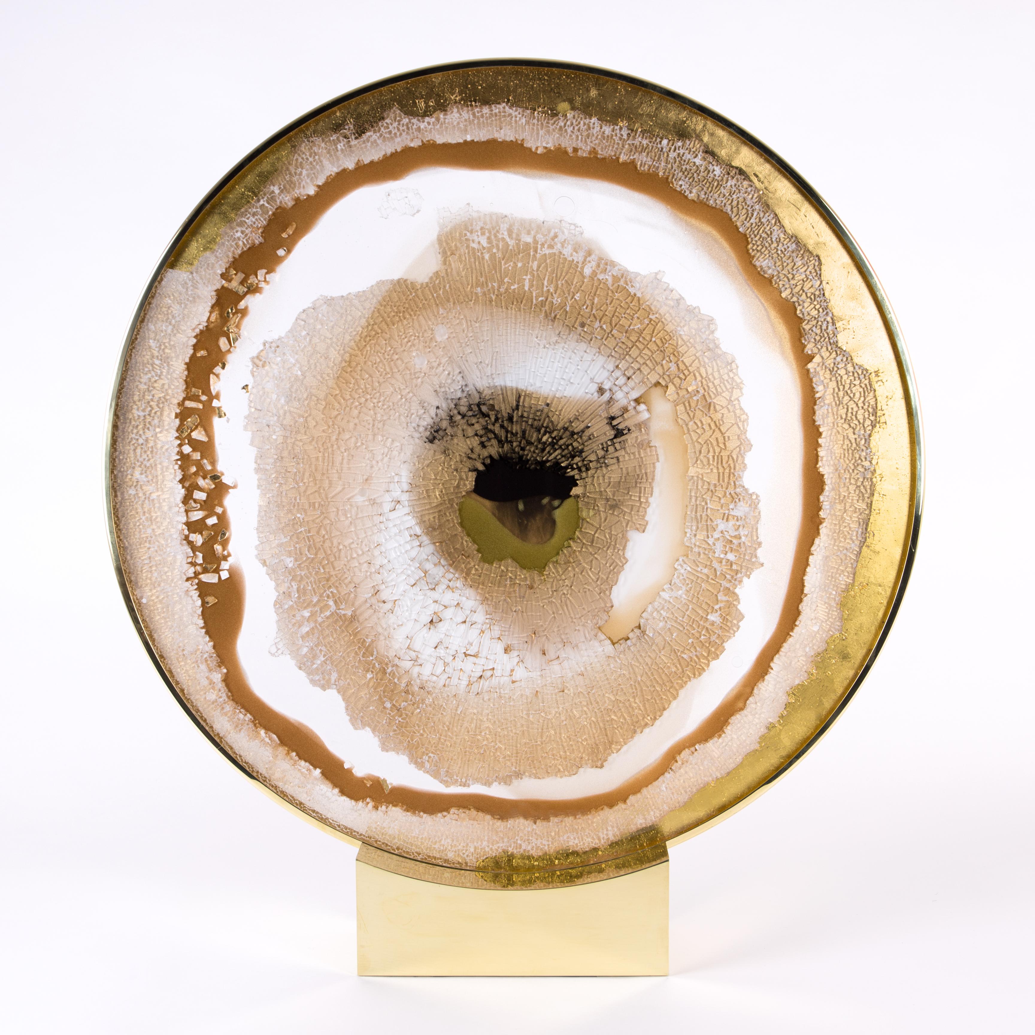 'Eye of Integrity I' Unique Glass Sculpture by Yorgos Papadopoulos 4