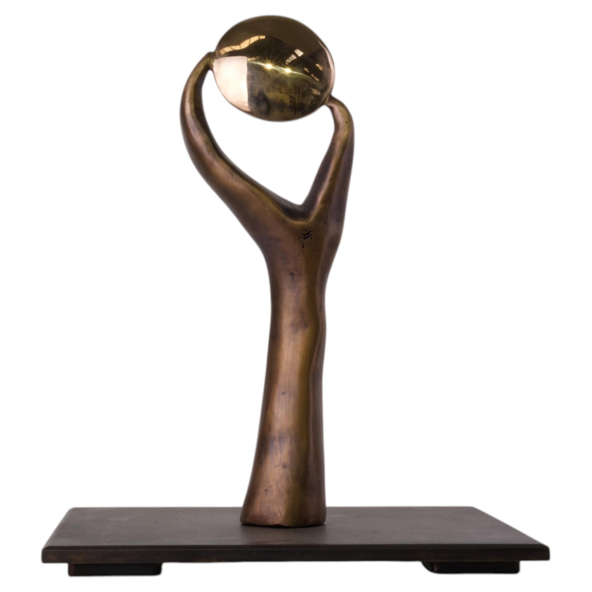 Eye of Perception Bronze Sculpture by Splady Art Studios For Sale