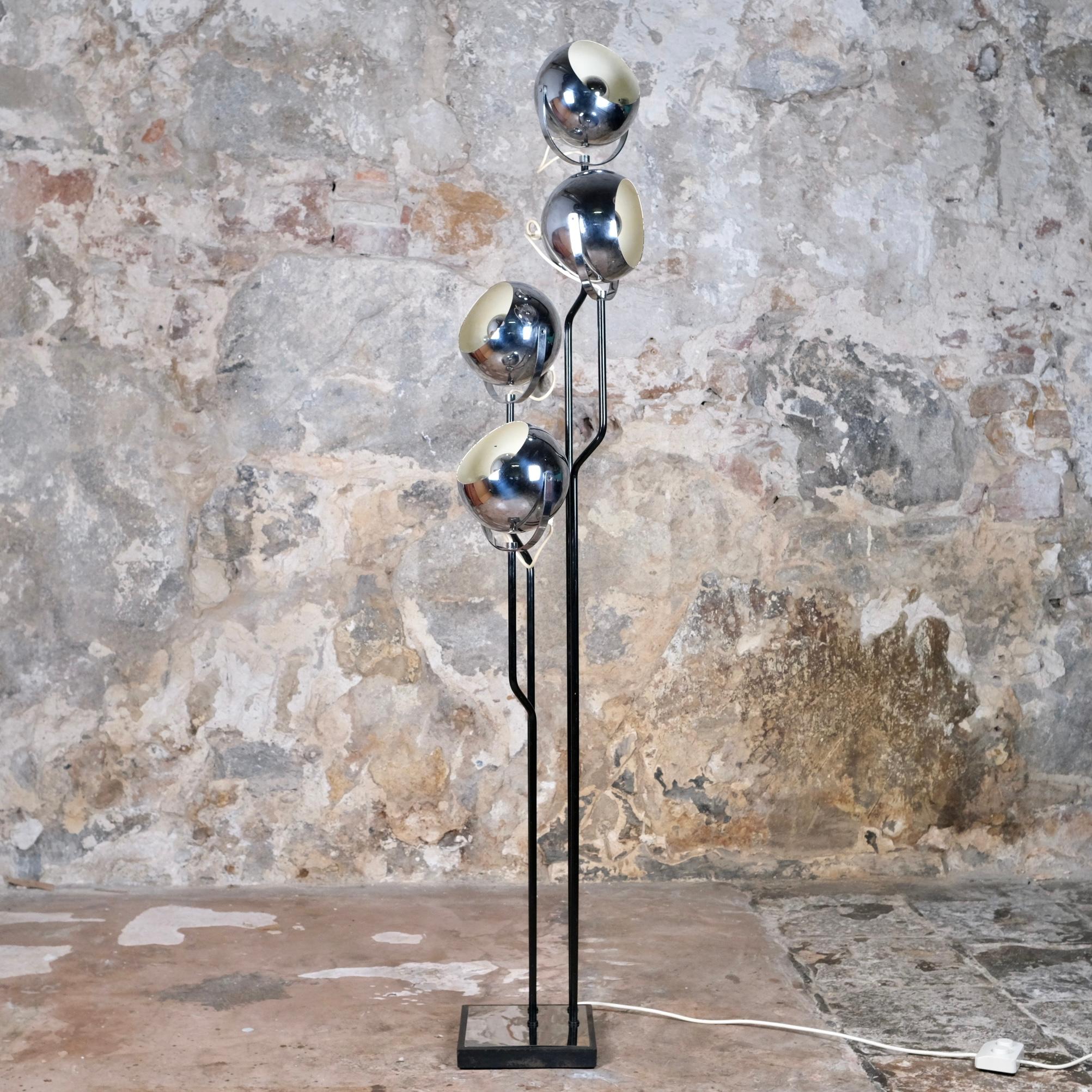 Italian Eyeball floor lamp by Goffredo Reggiani for Reggiani Illuminazione, Italy, 1970s