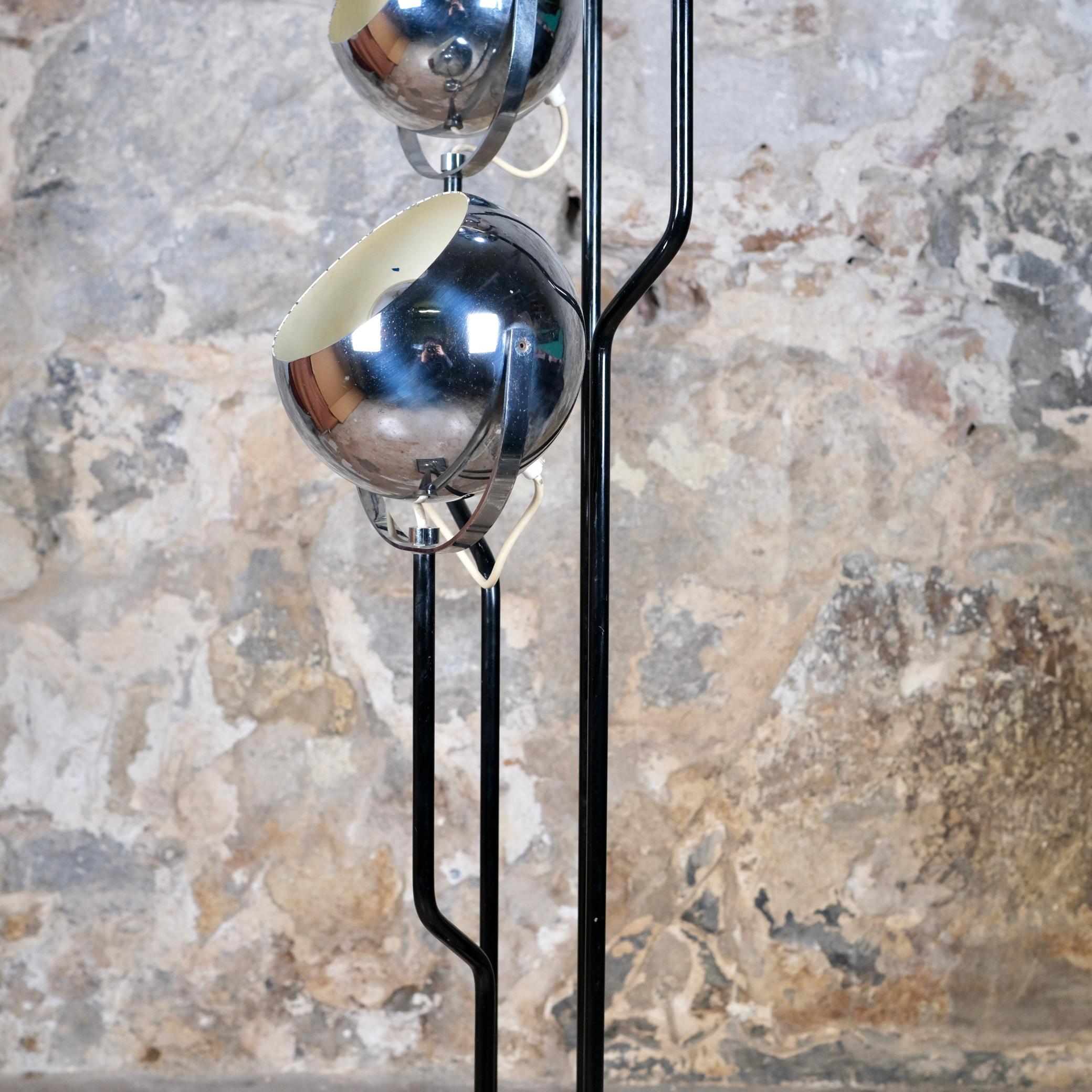 Late 20th Century Eyeball floor lamp by Goffredo Reggiani for Reggiani Illuminazione, Italy, 1970s