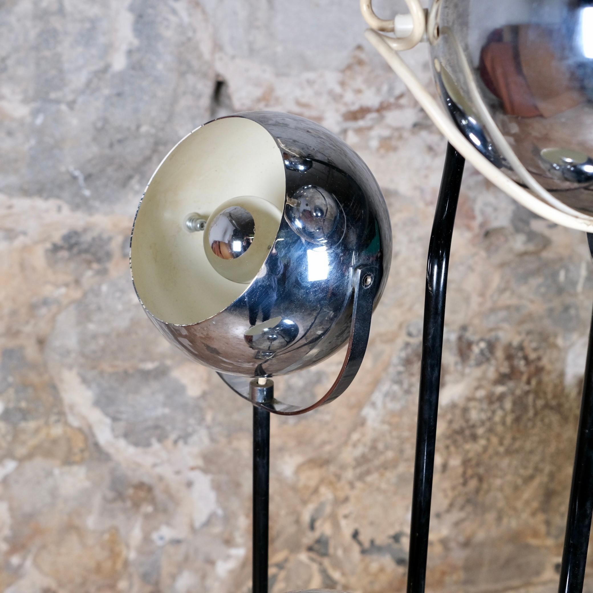 Metal Eyeball floor lamp by Goffredo Reggiani for Reggiani Illuminazione, Italy, 1970s