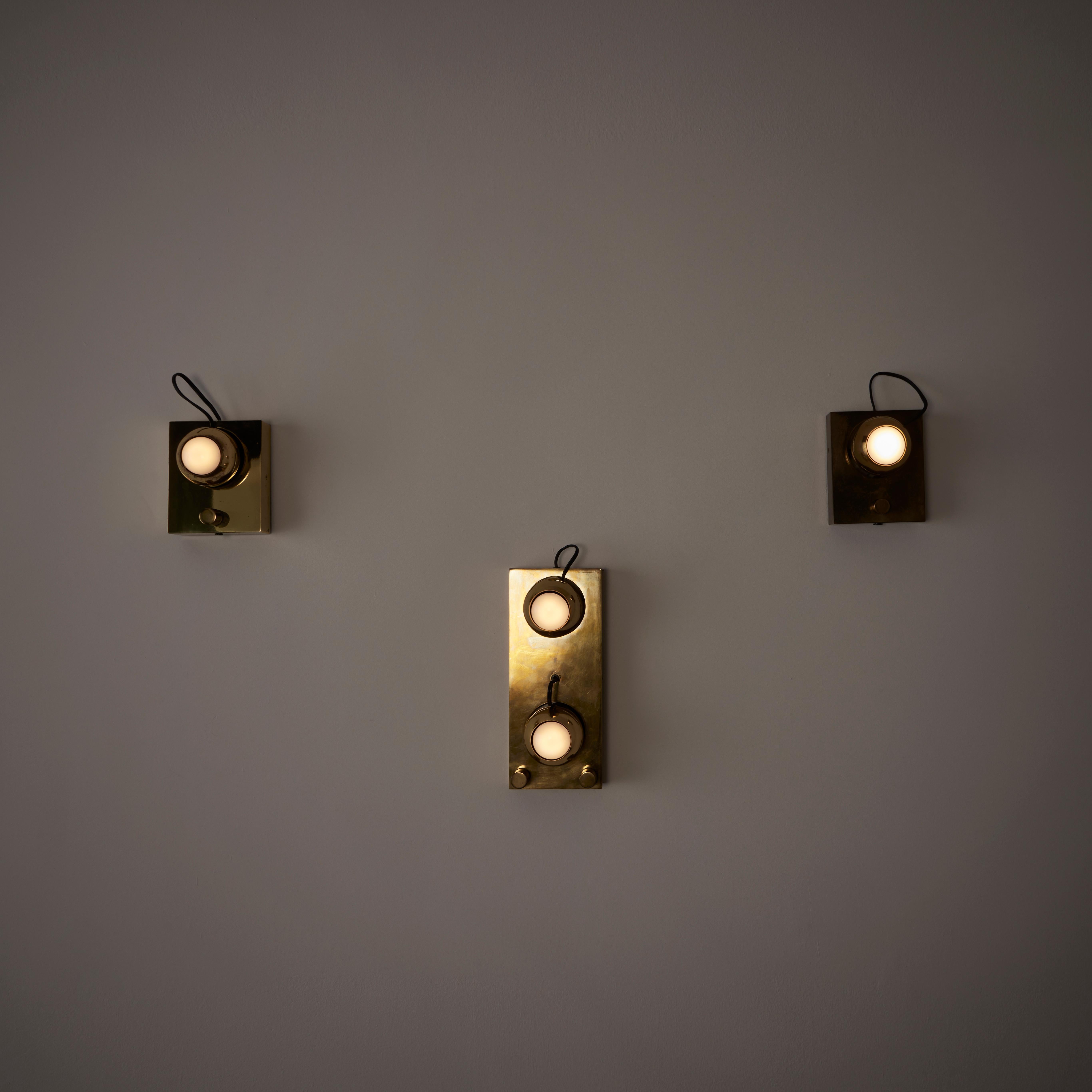 Italian Eyeball Wall Lamps by Angelo Lelli for Arredoluce 
