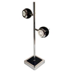 Lampada da tavolo Eyeballs, anni '1980, colore nero e siver Francia Globi rimovibili
