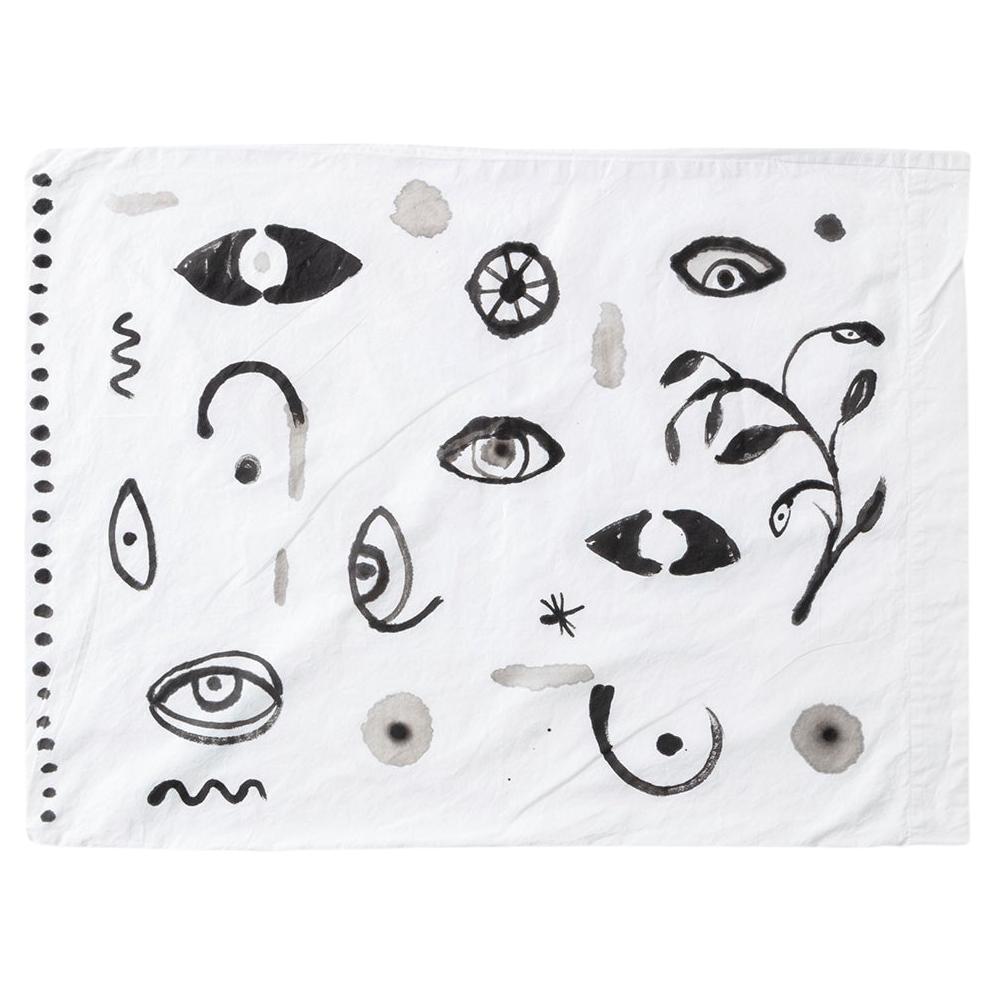 Octopus HandPainted Cotton Pillow Cases For Sale at 1stDibs