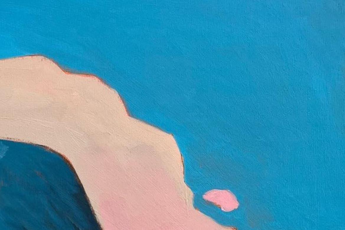 Americano Occhi all'orizzonte di James Mattinson, 18x24, Olio su tela Wood, 2022 in vendita