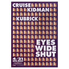 Vintage Eyes Wide Shut 1999 Japanese Video Poster