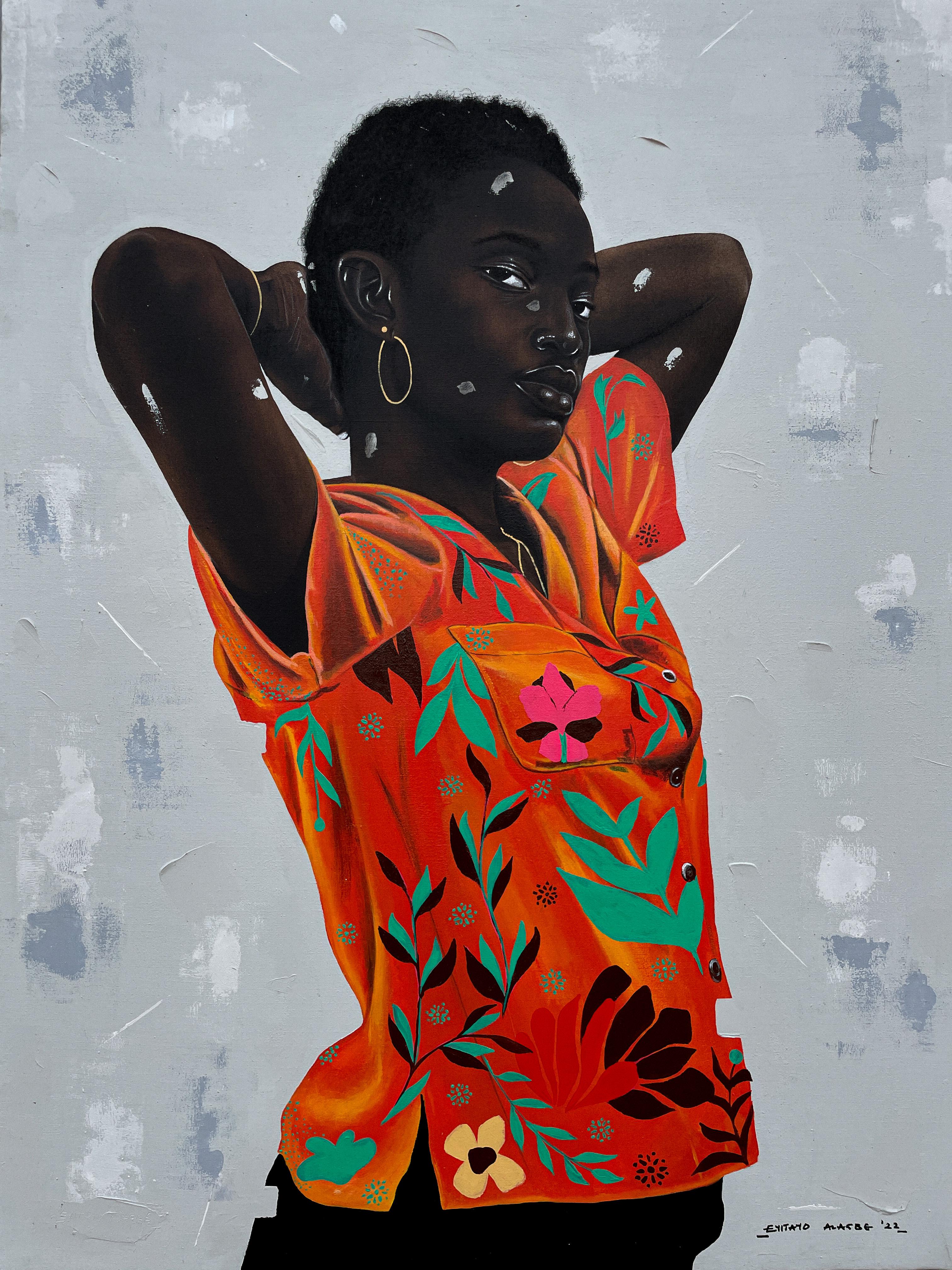 Eyitayo Alagbe Portrait Painting - As Free As A Bird