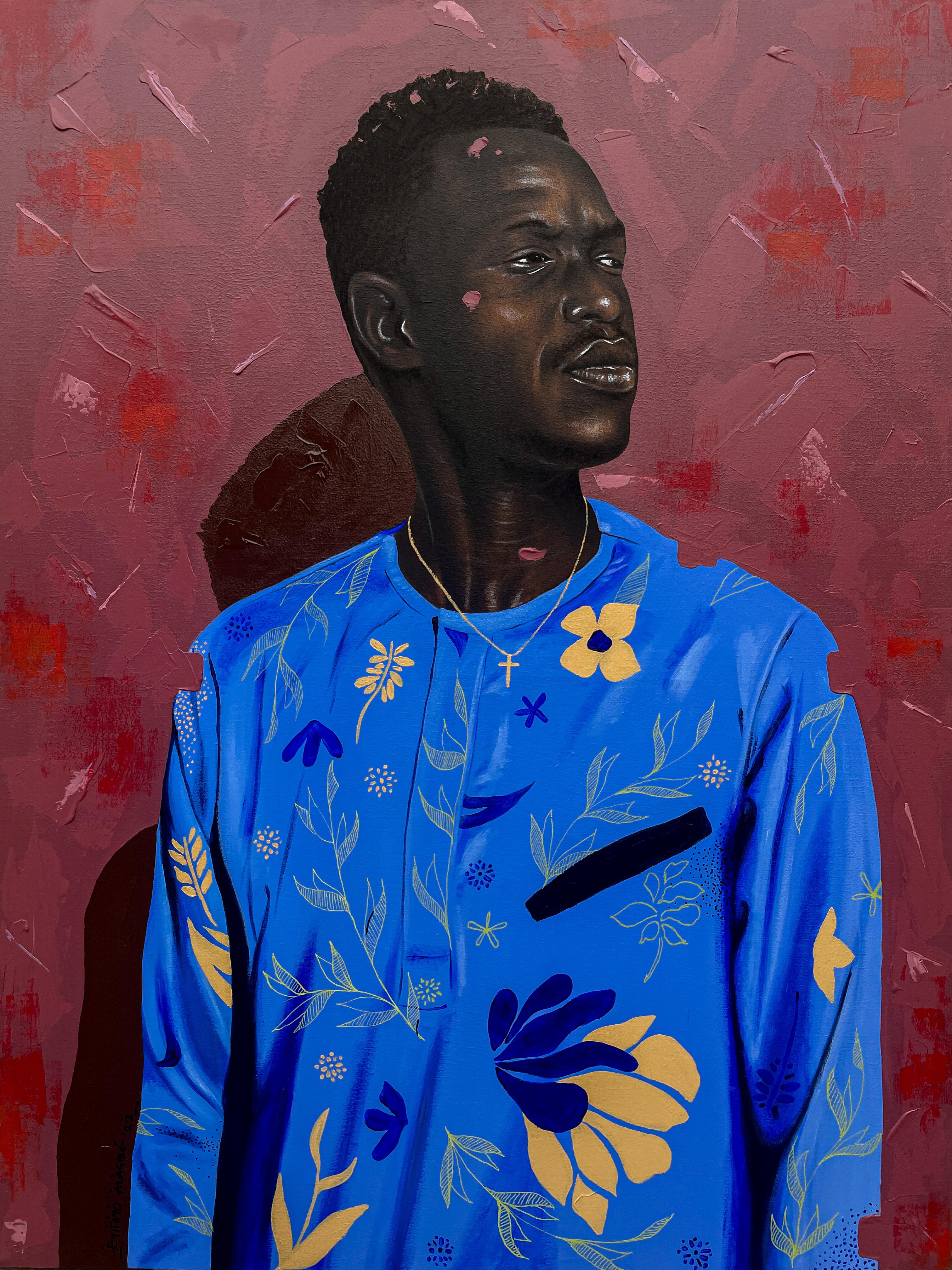 Retrospect - Mixed Media Art by Eyitayo Alagbe 