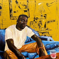 After a Long Day 4 -21st Century, Contemporary, Figurative Portrait, Men, Africa