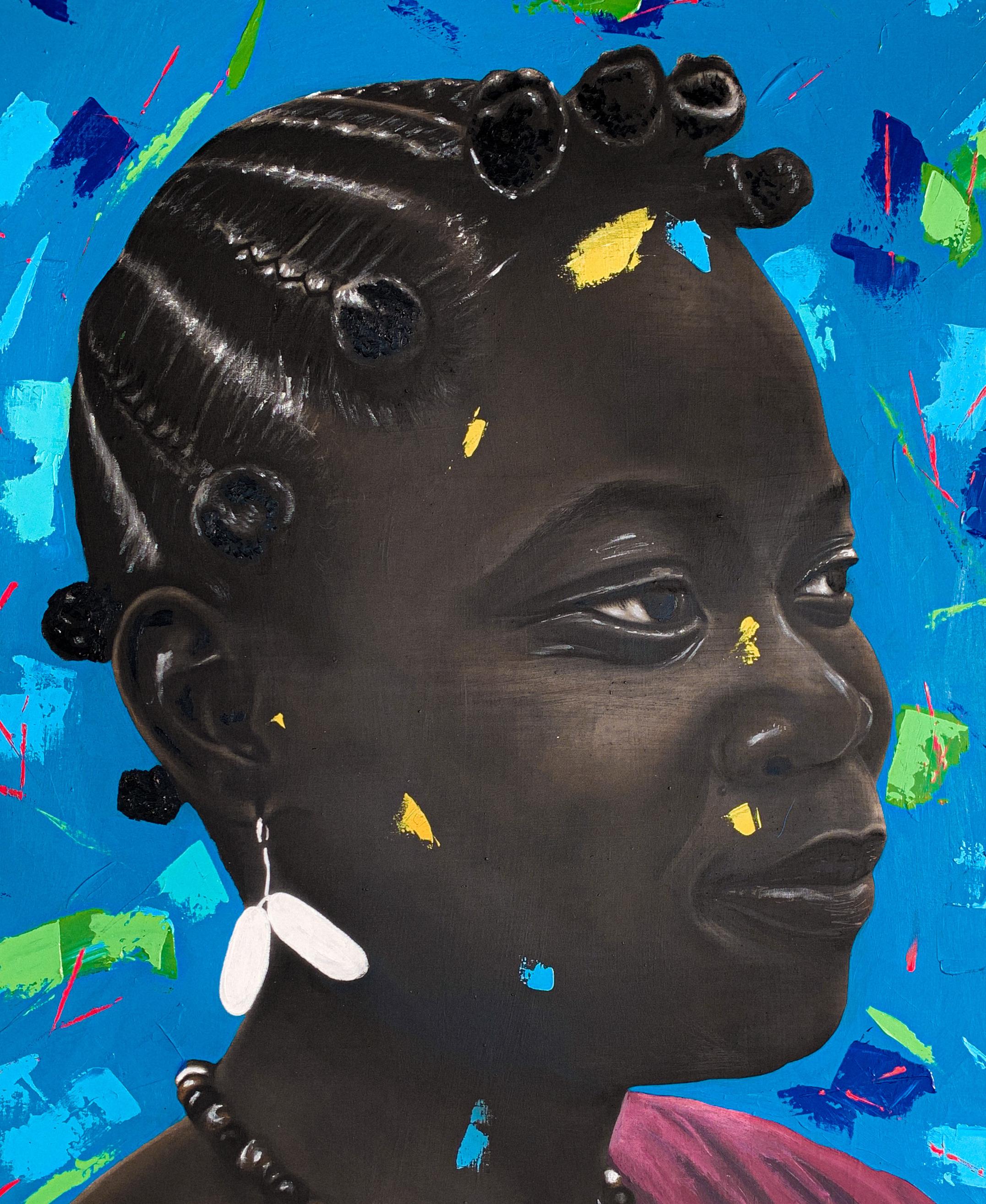 Atoke Oni koroba is the true beauty in a black culture that rests not only in its great artistic history but in the natural values which our African women keep maintaining the African heritage.
This art shows a lot of values from the dark shinning
