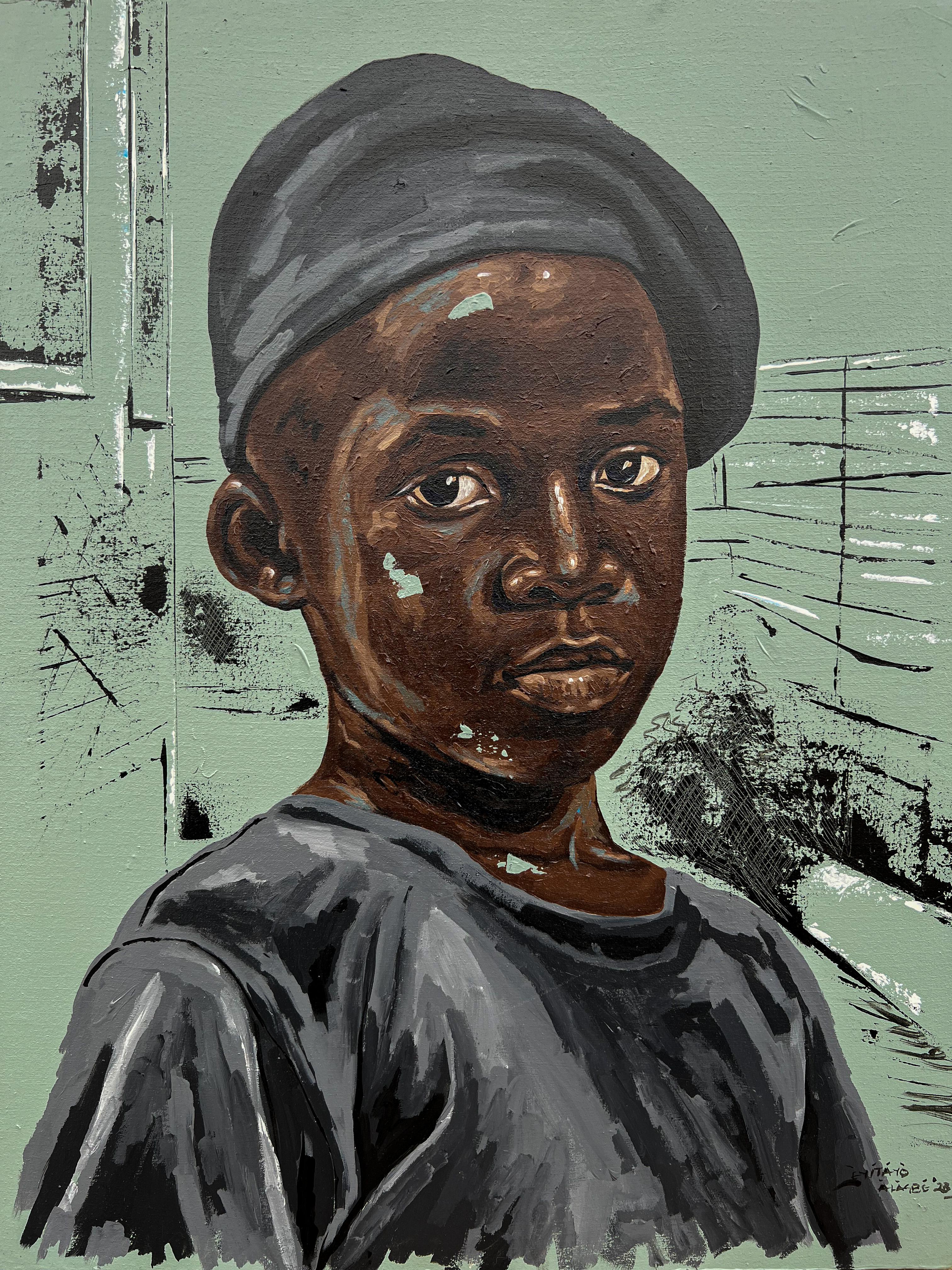Boldness 1 - Mixed Media Art by Eyitayo Alagbe 