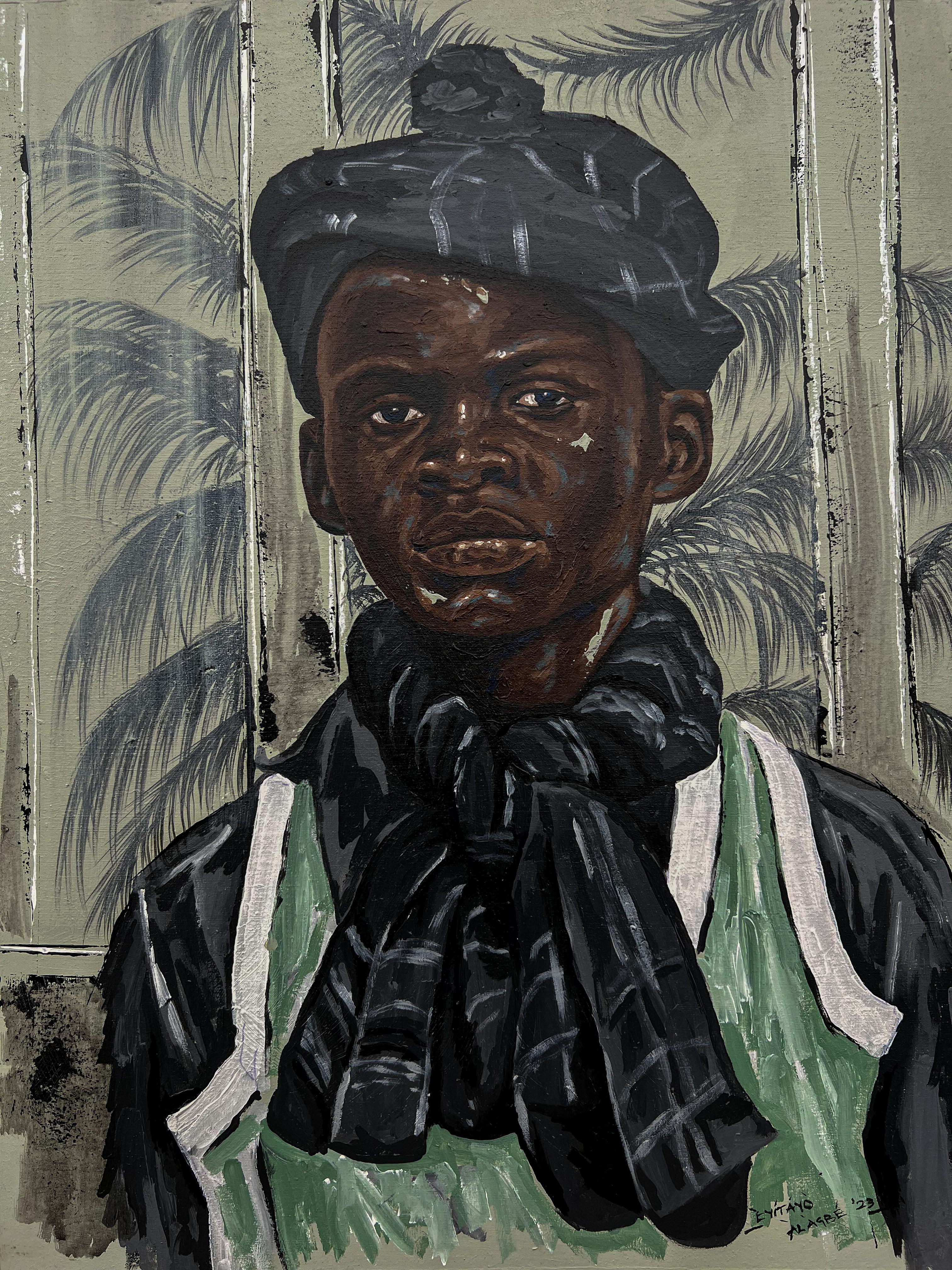 Eyitayo Alagbe  Figurative Painting – Kühnheit 3