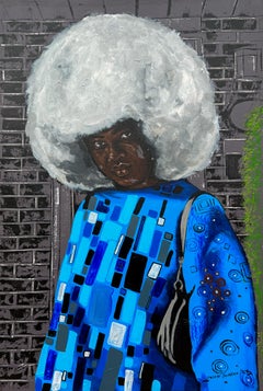 Encontrar consuelo en tierra extranjera 1 - Siglo XXI, Contemporáneo, Retrato, Mujeres