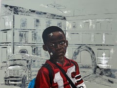 Holiday Done Another School Day -21st Century, Contemporary, Figurative Portrait