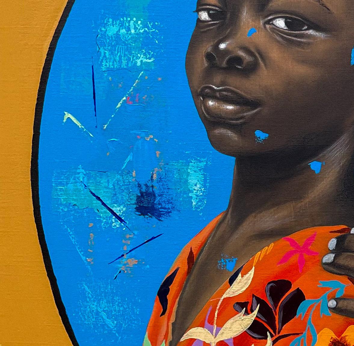 In Whom I can Rely On 2 (Twin)  - Contemporary Painting by Eyitayo Alagbe 