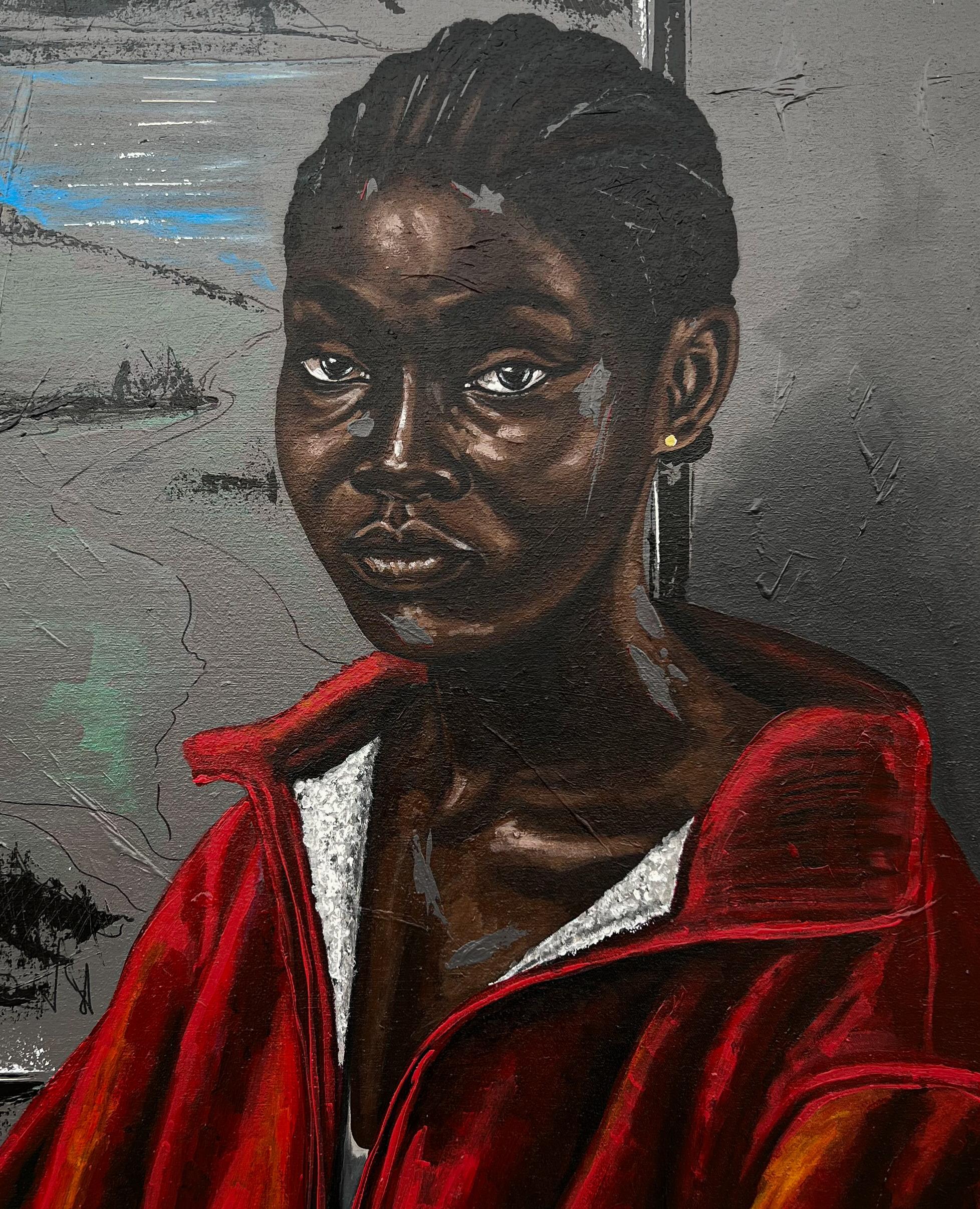 Retrato de Adesuwa - Siglo XXI, Contemporáneo, Retrato Figurativo, Mujer en venta 2