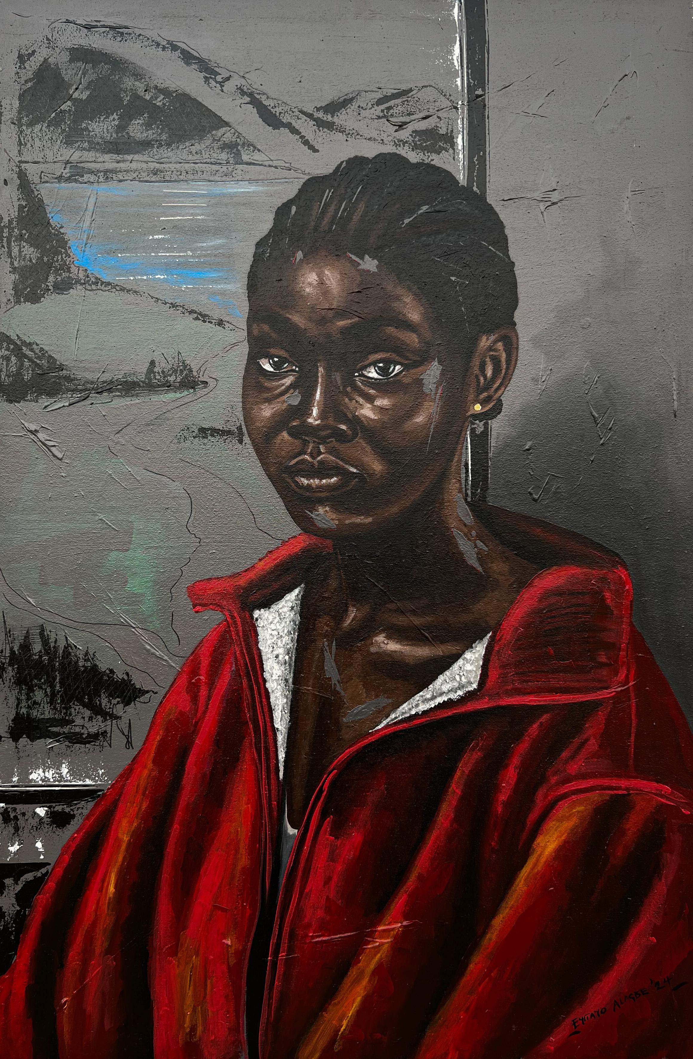 Ritratto di Adesuwa - 21° secolo, Contemporaneo, Ritratto figurativo, Donne