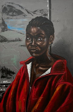 Retrato de Adesuwa - Siglo XXI, Contemporáneo, Retrato Figurativo, Mujer