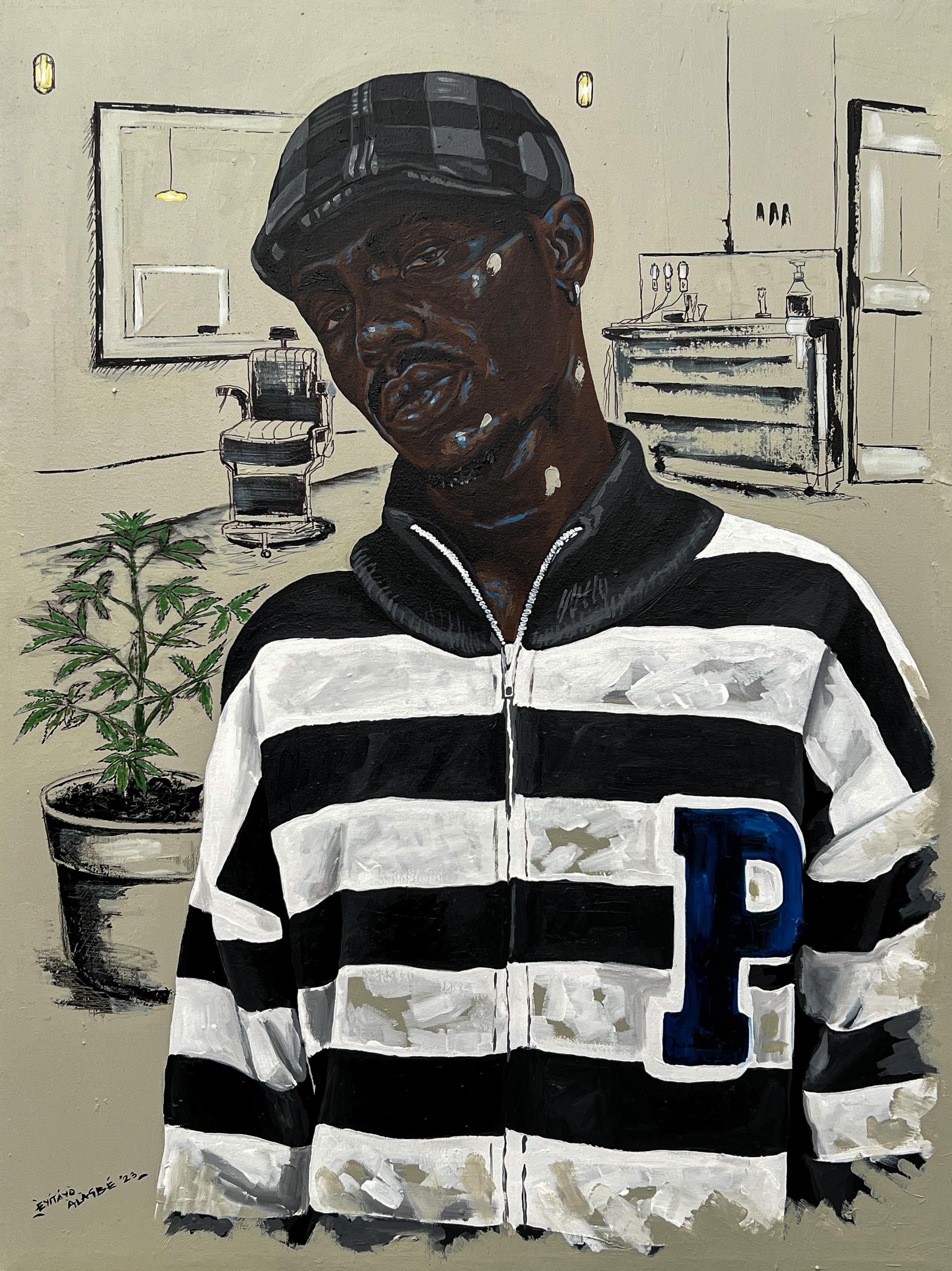 Ritratto del mio barbiere (At The Barber Shop) - 21° secolo, Contemporaneo, Africa