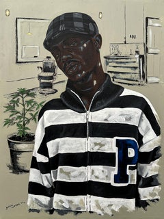 Ritratto del mio barbiere (At The Barber Shop) - 21° secolo, Contemporaneo, Africa