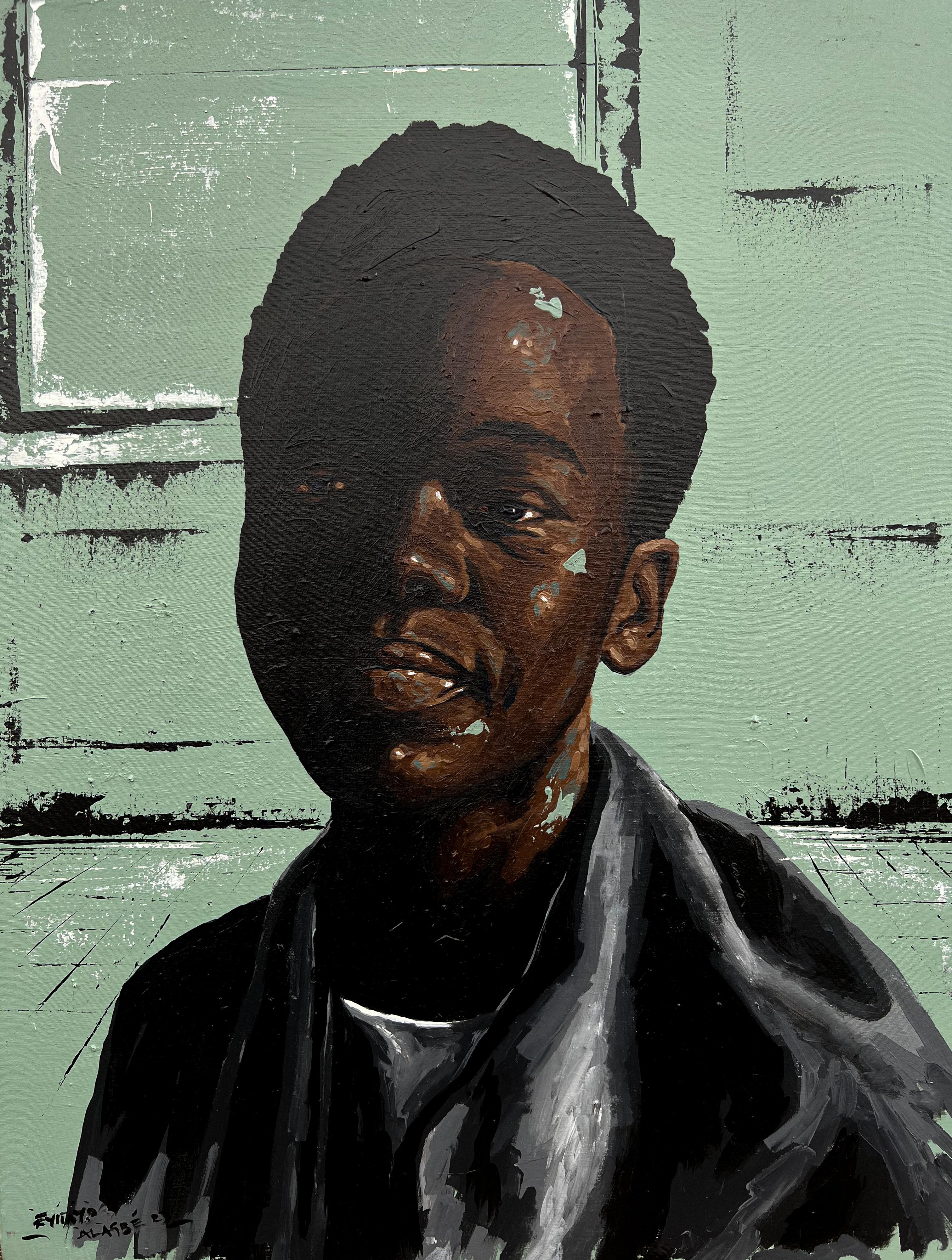 Sorridi - Mixed Media Art di Eyitayo Alagbe 