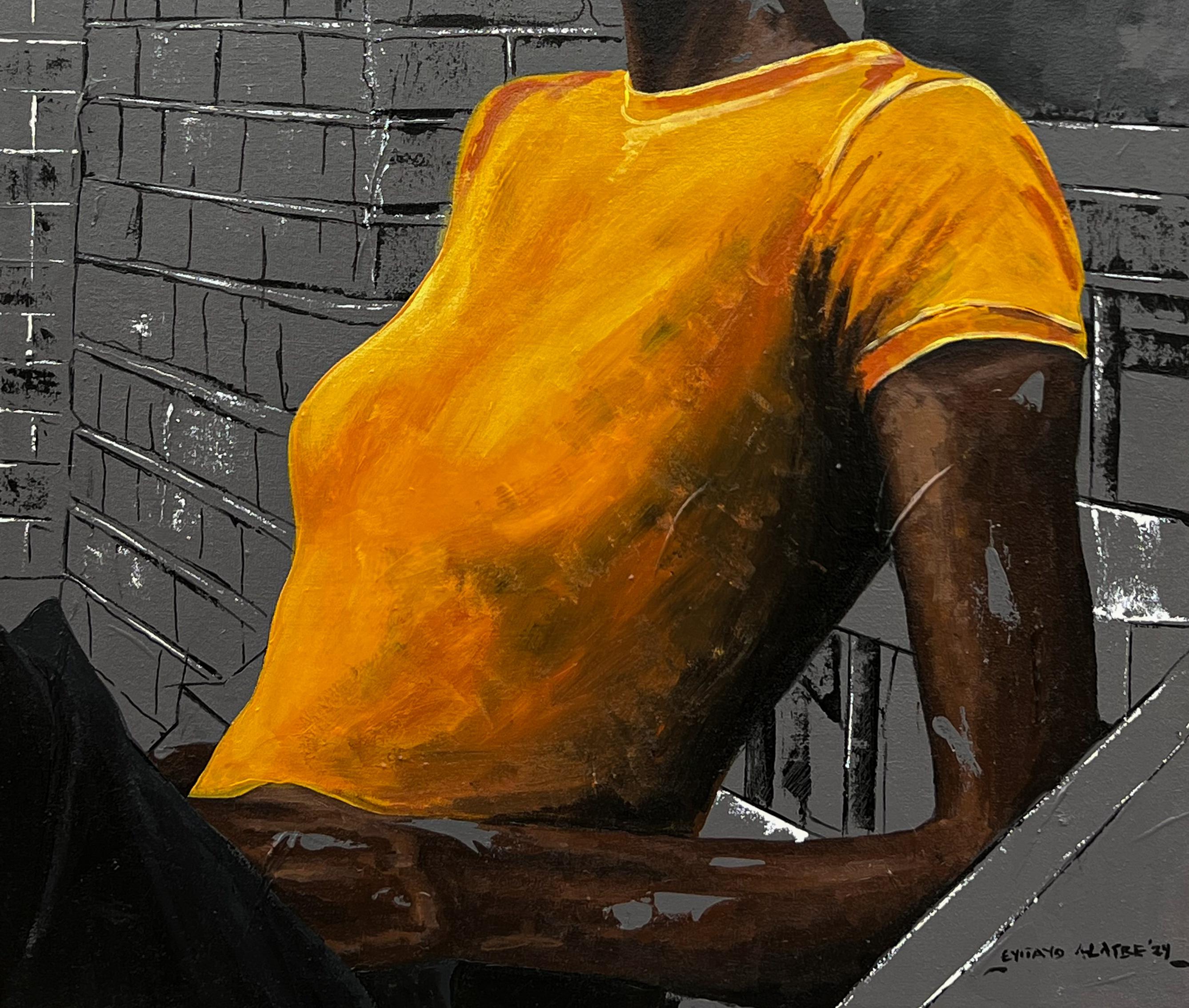 Soul of the City - 21e siècle, Contemporain, Portrait figuratif, Afrique Femmes en vente 1