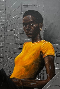 Alma de la Ciudad - Siglo XXI, Contemporáneo, Retrato Figurativo, África Mujeres