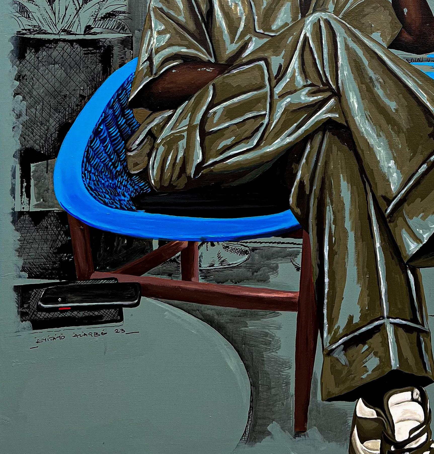We Outside 1 (Escape Route) - 21st Century, Contemporary, Africa, Nike Sneakers For Sale 1