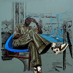 We Outside 1 (Escape Route) - 21. Jahrhundert, Contemporary, Afrika, Nike Sneakers