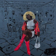 We Outside 2 (Lagos Baddie Girl) - 21st Century, Contemporary, Figurative, Women