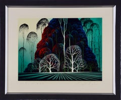 A Framed Contemporary Serigraph "Eucalyptus Forest" by Eyvind Earle