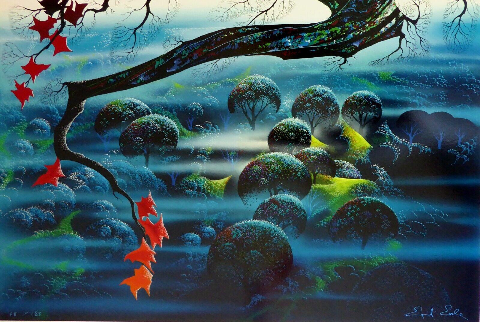 EYVIND EARLE 'VALLEY OF MYSTERY' 1973, HAND SIGNED LIMITED EDITION SERIGRAPH