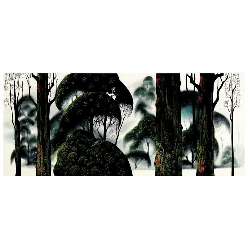 „Forest Magic“ Serigraphie auf Papier, limitierte Auflage