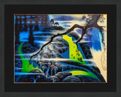 Green Pastures (custom framed large hand signed serigraph)