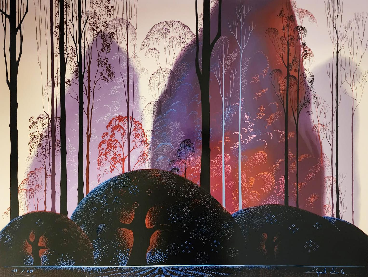 'Mauve, Red and Purple' 1987 - Print by Eyvind Earle