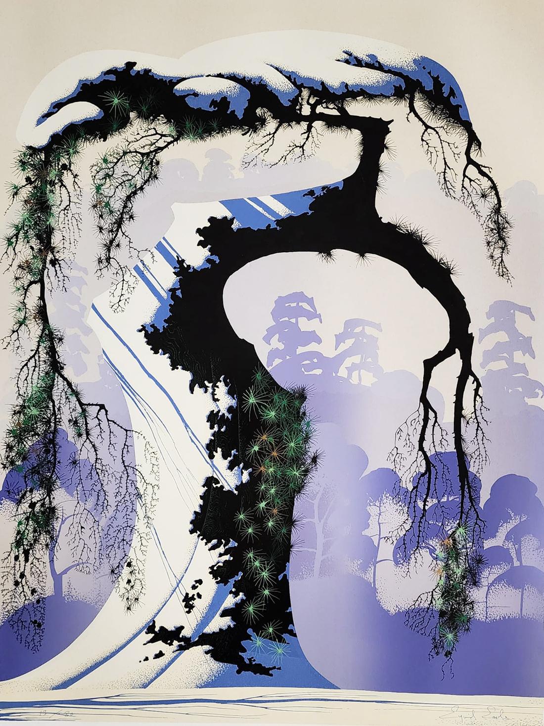 Pino di Norvegia' 1988 - Print di Eyvind Earle