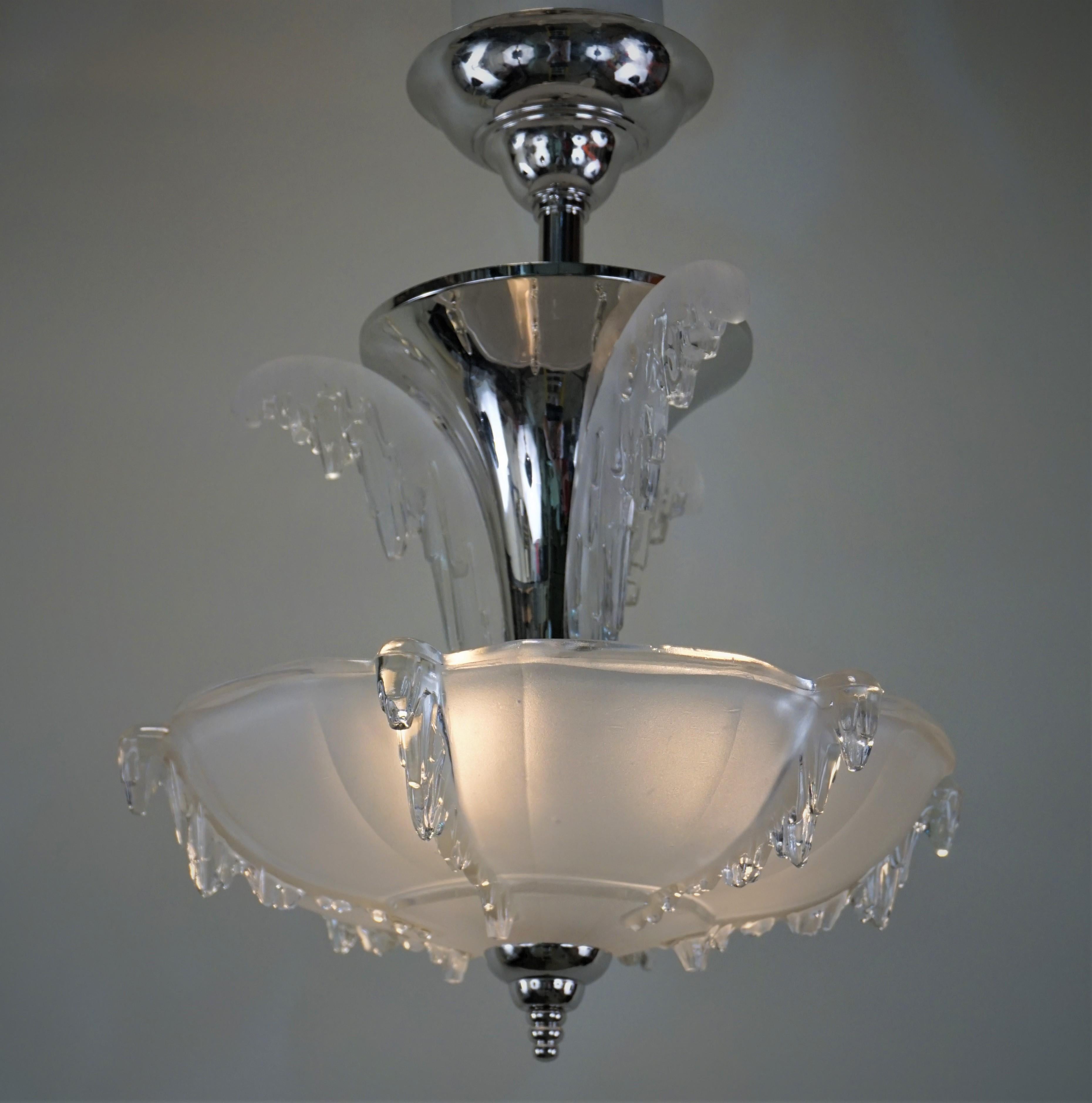 Ezan Art Deco Pendant, Chandelier 4