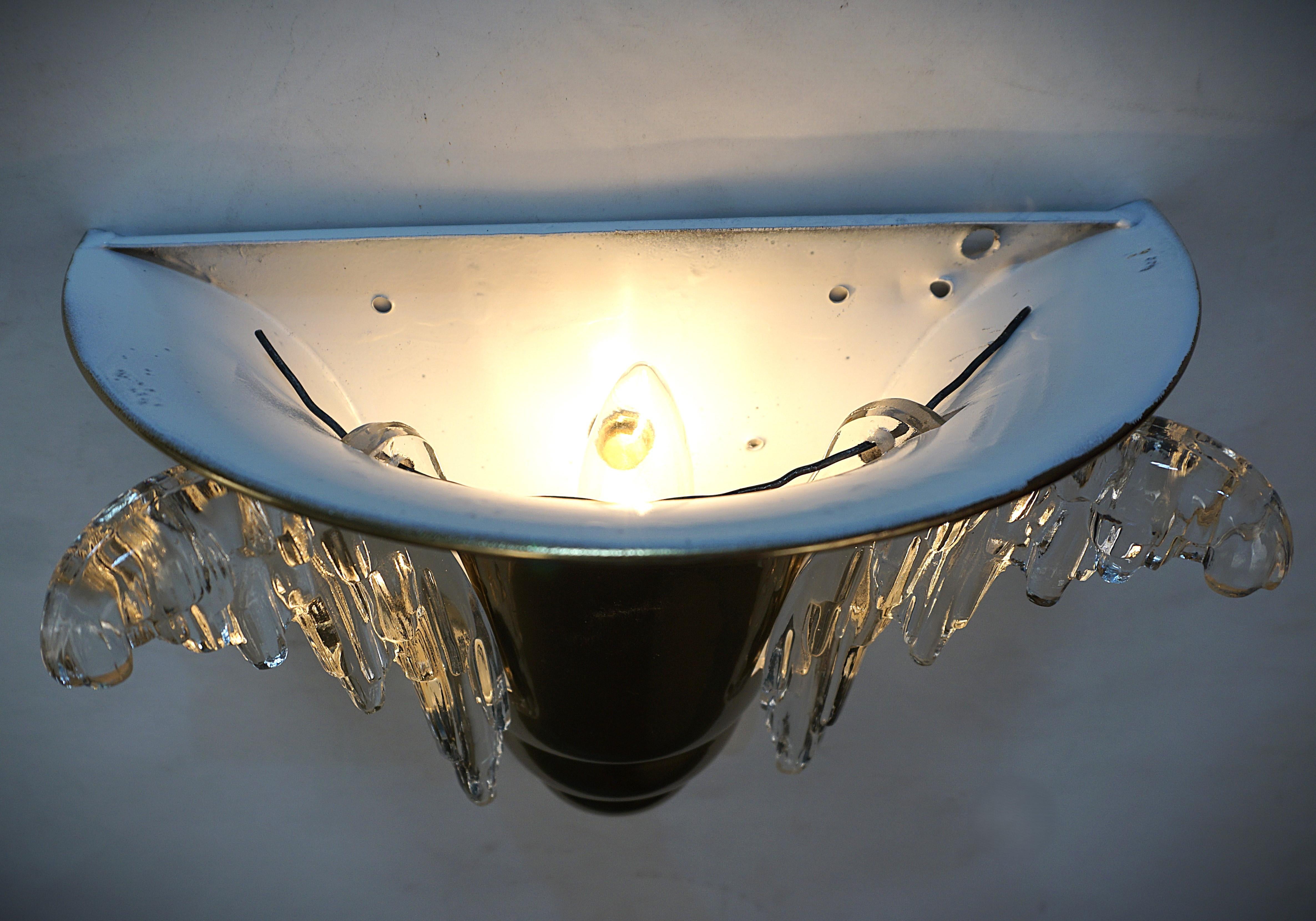 Mid-20th Century Ezan Petitot 1930's Art Deco Wall Sconce For Sale