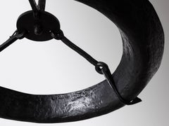 Suspension contemporaine Eze en bronze noir de Michel Amar