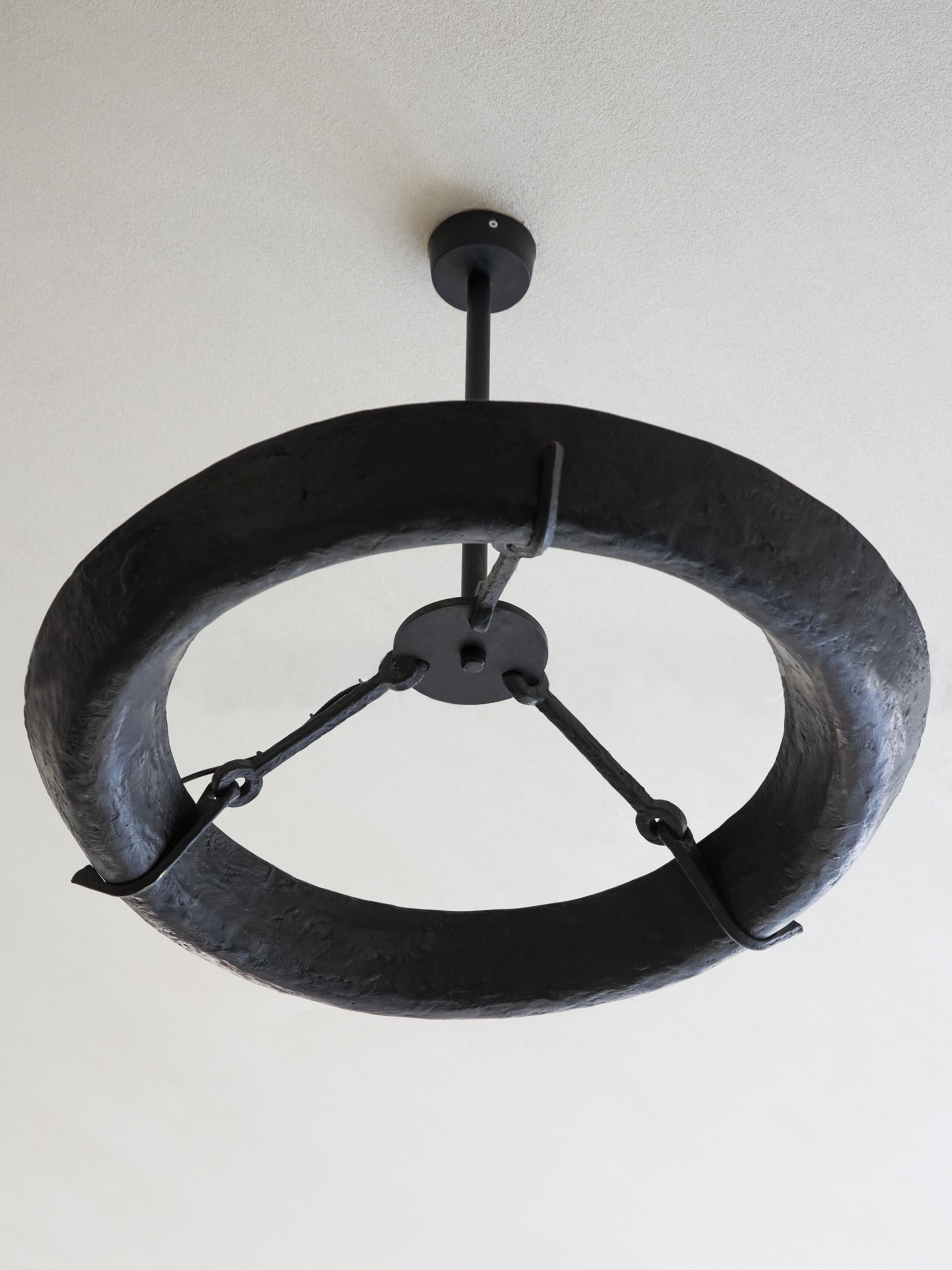 Contemporary Eze Black Suspension Light by Michel Amar For Sale