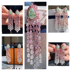 Orecchini con diamante verde certificato GIA di Eze Jewelry