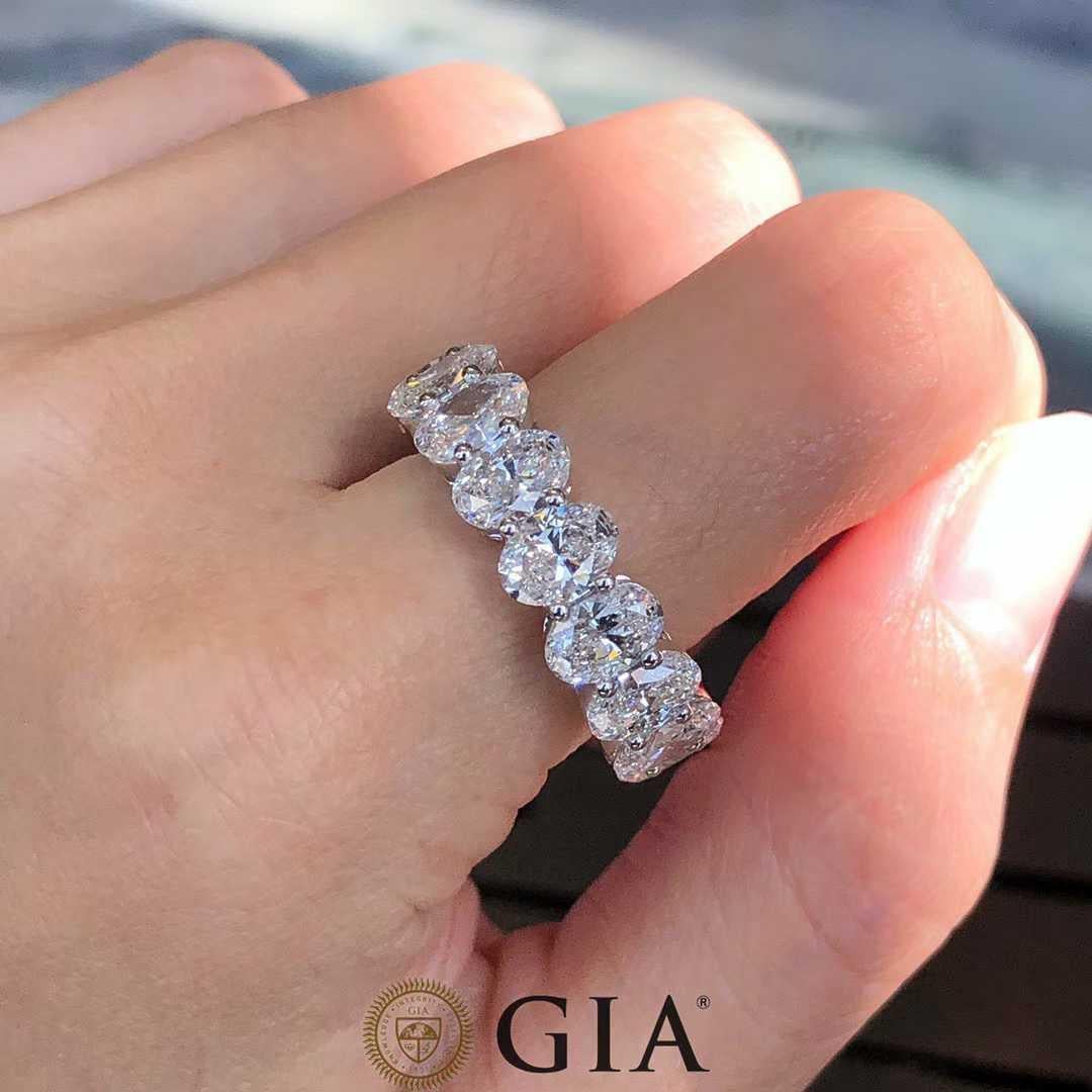 En vente :  Eze Jewelry Bracelet éternel en diamant ovale certifié GIA 2