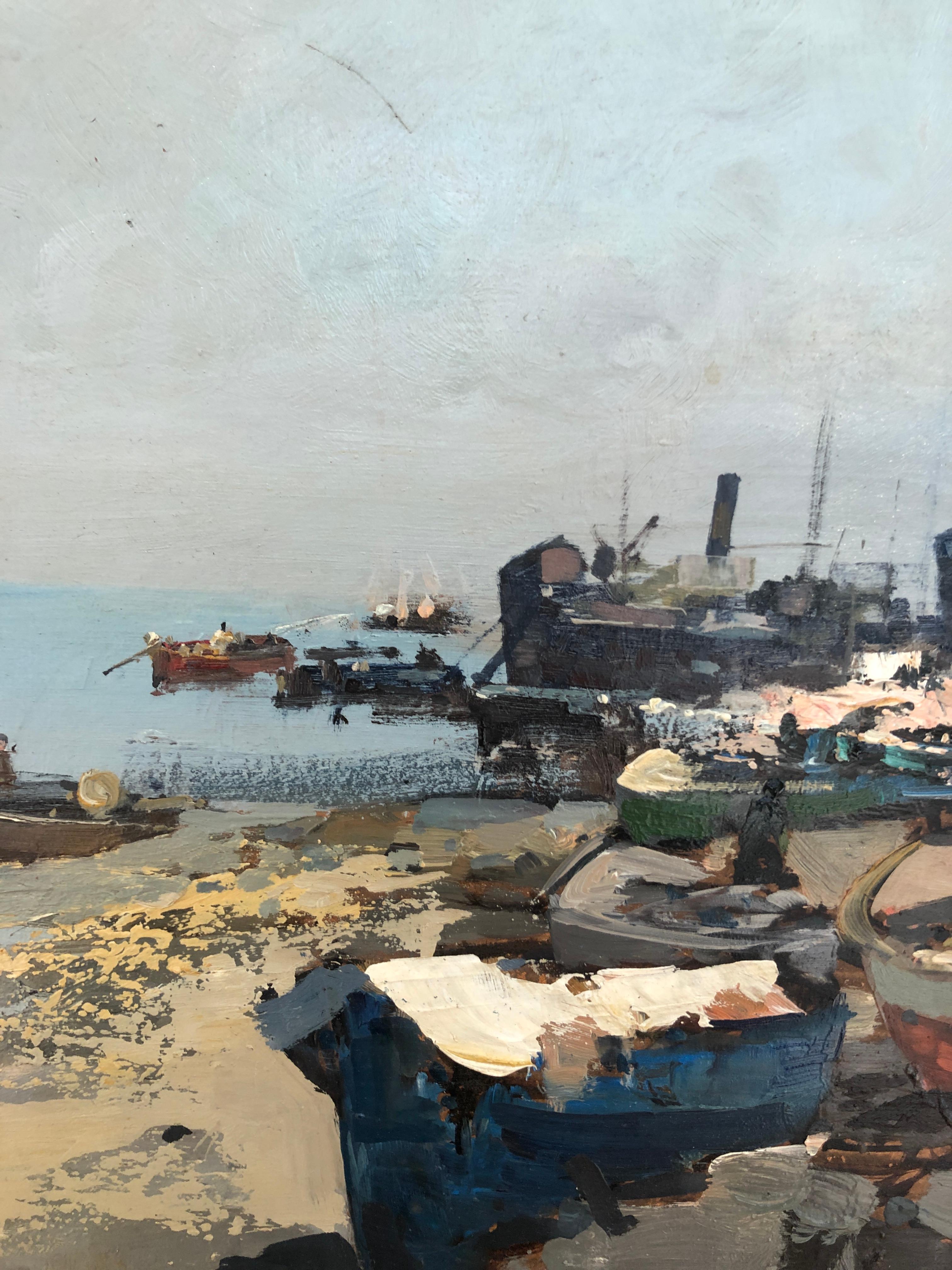 Busy fishing port, Italy For Sale 1